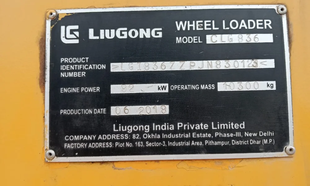 Liugong CLG836 Wheel Loader